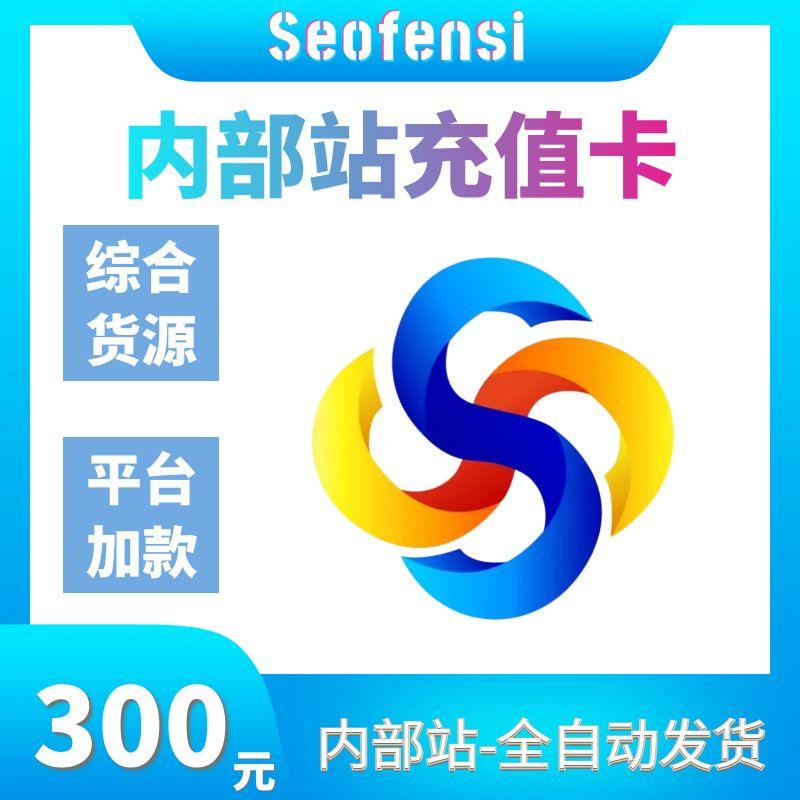 【300元】充值卡密 | 内部站专用